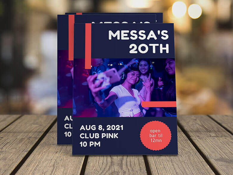 club flyer design